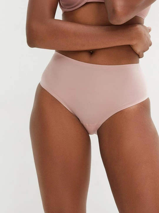 Obrázek produktu Figi panty Feel Comfort bezszwowe (3 pary) BonPrix różowy
