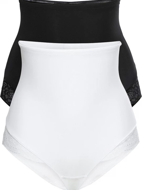 Obrázek produktu Figi panty shape (2 pary), lekki stopień modelowania sylwetki BonPrix czarny