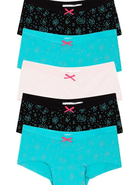 Obrázek produktu Figi panty z miękką bawełną (5 par) BonPrix niebieski