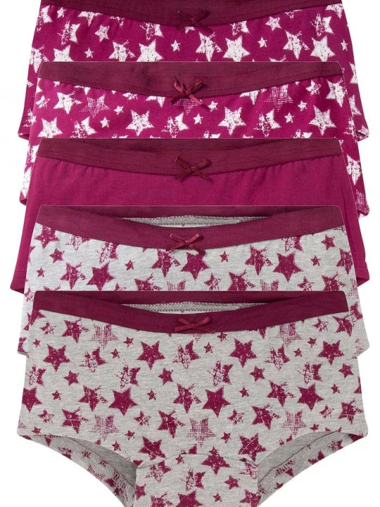 Obrázek produktu Figi panty z miękką bawełną (5 par) BonPrix szary