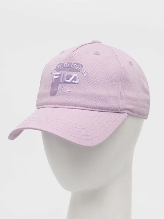 Obrázek produktu Fila Bavlněná baseballová čepice Fila fialová