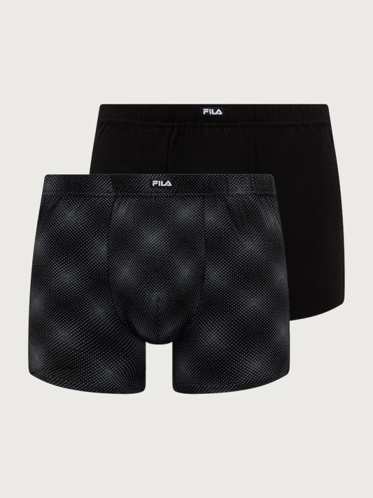 Obrázek produktu Fila boxerky pánské bavlnou 2-pack černá