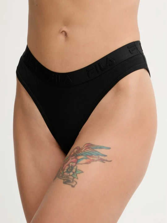 Obrázek produktu Fila kalhotky dámské bavlněné s elastanem černá