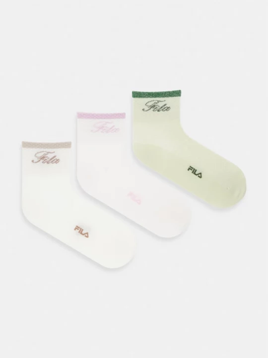 Obrázek produktu Fila ponožky dámské 3-pack zelená