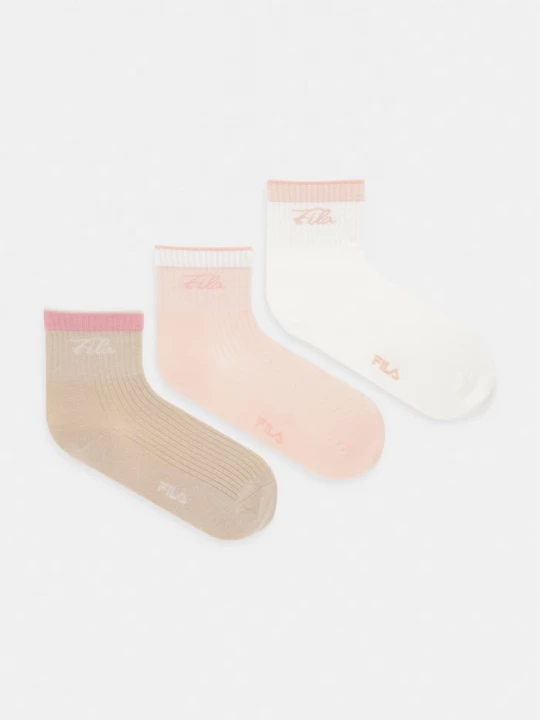 Obrázek produktu Fila ponožky dámské s bavlnou 3-pack béžová