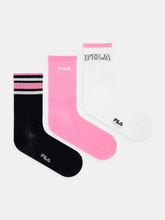 Obrázek produktu Fila ponožky dámské s bavlnou 3-pack růžová