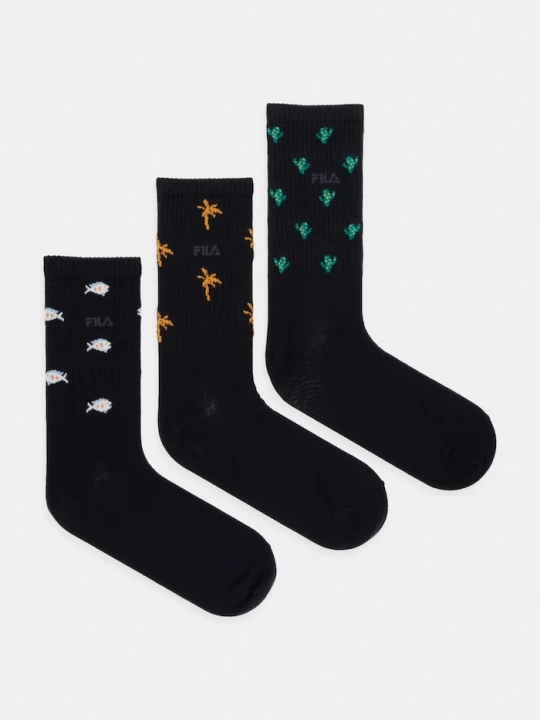 Obrázek produktu Fila ponožky pánské 3-pack černá
