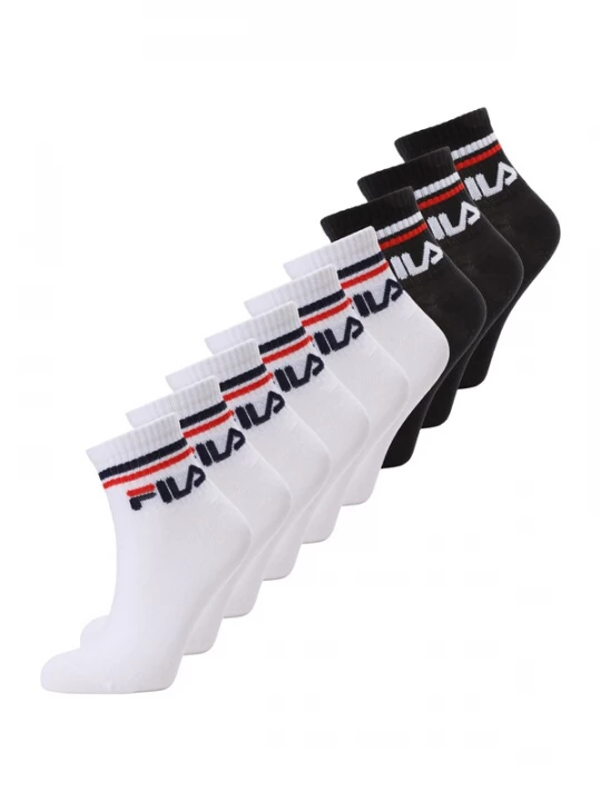 Obrázek produktu FILA Ponožky 'QUARTER' červená / černá / bílá