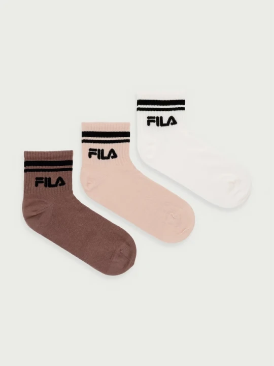 Obrázek produktu Fila ponožky s bavlnou 3-pack hnědá