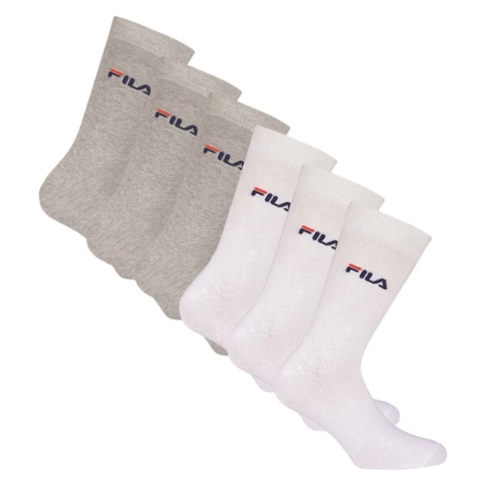 Obrázek produktu FILA Ponožky  tmavě modrá / šedá / červená / bílá
