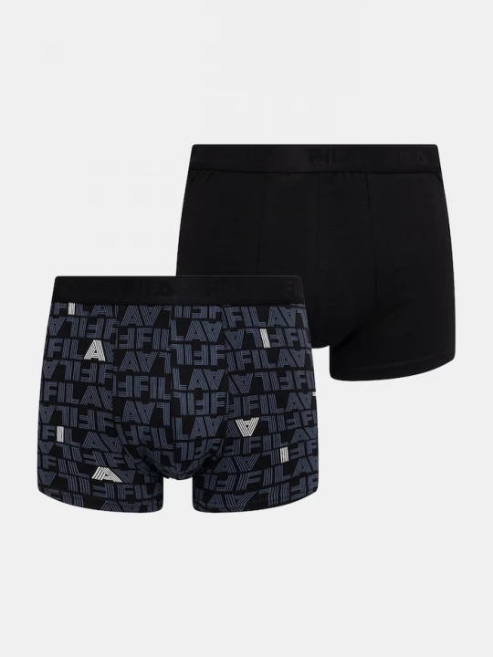 Obrázek produktu Fila přiléhavé boxerky pánské 2-pack černá