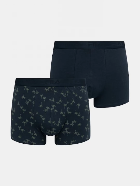 Obrázek produktu Fila přiléhavé boxerky pánské bavlněné elastanem 2-pack námořnická modř