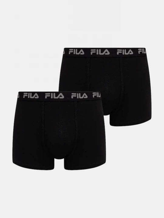Obrázek produktu Fila přiléhavé boxerky pánské bavlnou 2-pack černá
