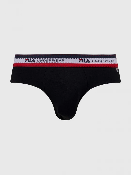 Obrázek produktu Fila slipy pánské bavlněné elastanem černá