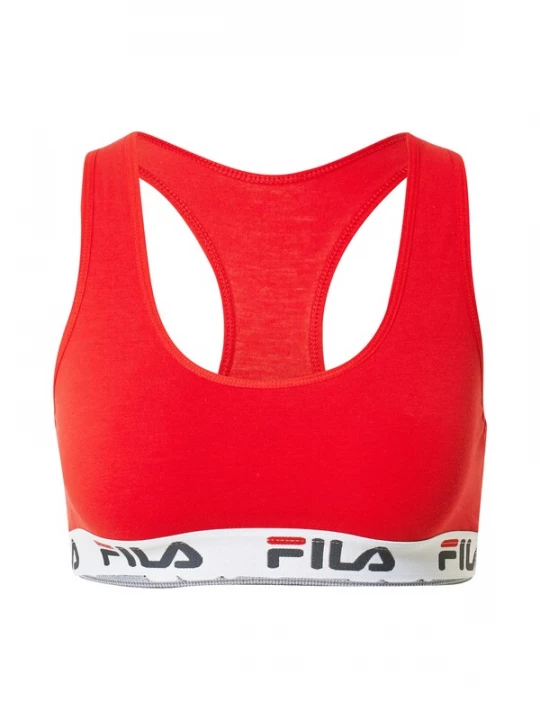 Obrázek produktu FILA Sportovní podprsenka  tmavě červená / černá / bílá