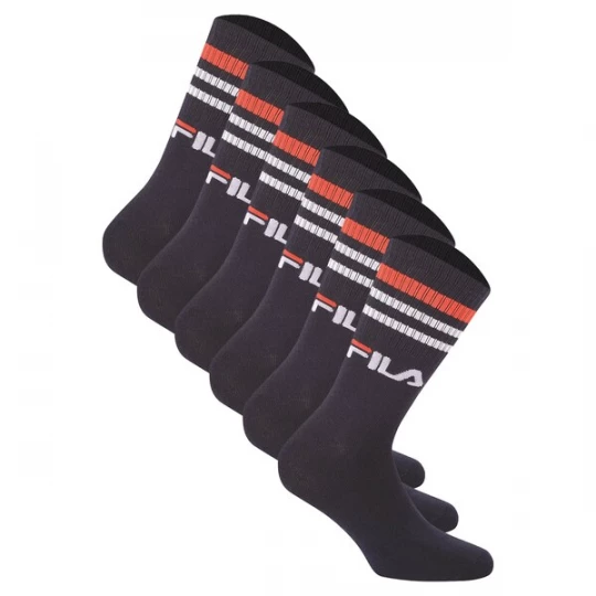 Obrázek produktu FILA Sportovní ponožky oranžová / červená / černá / bílá