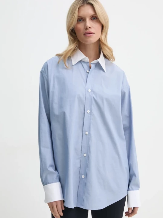 Obrázek produktu Filippa K Bavlněná košile Filippa K modrá