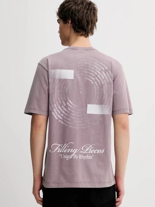 Obrázek produktu Filling Pieces Bavlněné tričko Filling Pieces Vinyl růžová