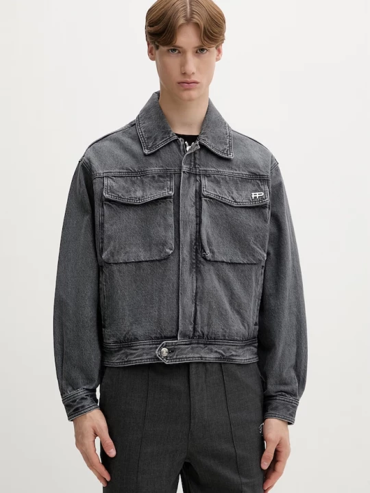 Obrázek produktu Filling Pieces džínová bunda pánská džínová Denim Washed šedá