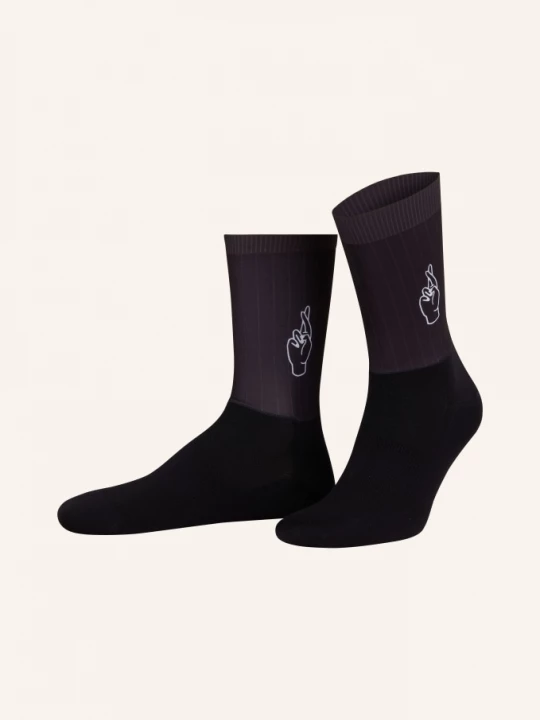 Obrázek produktu Fingerscrossed Cyklistické Ponožky Aero logo black