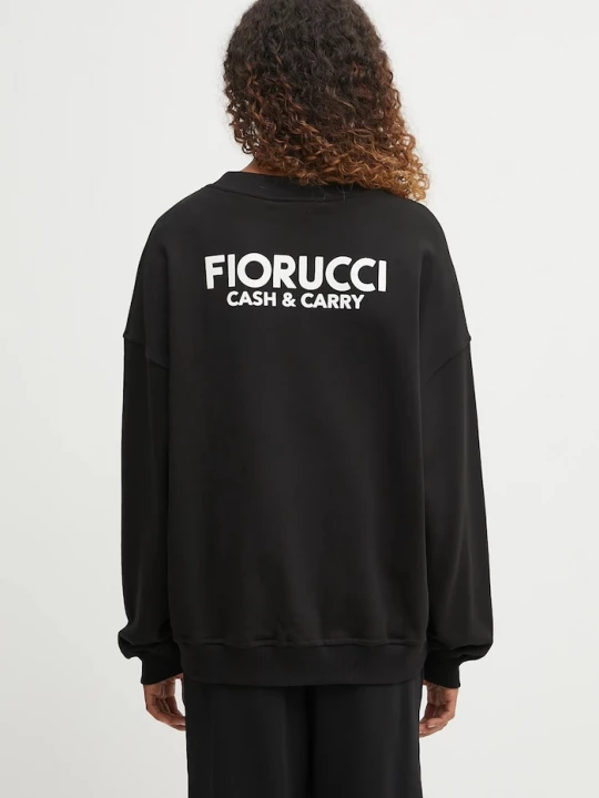 Obrázek produktu Fiorucci Bavlněná mikina Fiorucci Cash and Carry Print Relaxed Crewneck černá