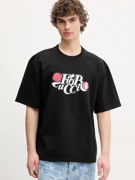 Obrázek produktu Fiorucci Bavlněné tričko Fiorucci Curly Lollipop Logo Boxy T-Shirt černá