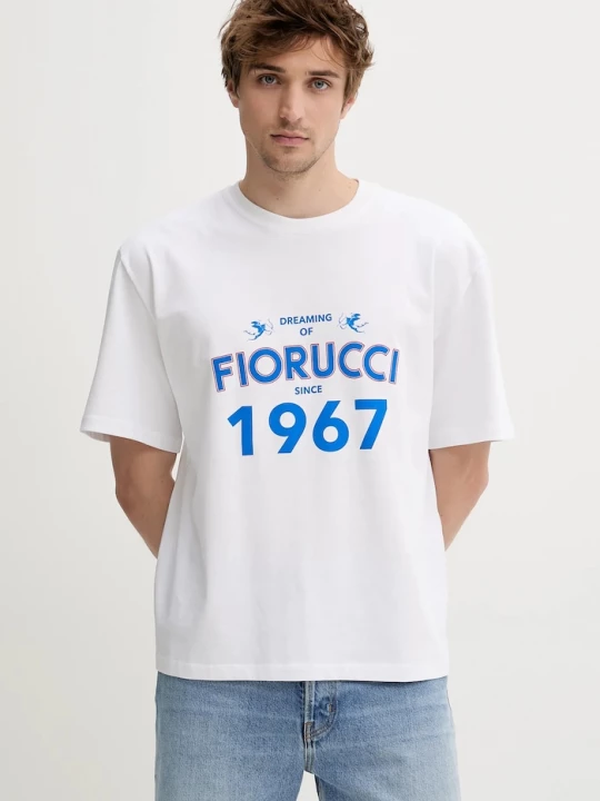 Obrázek produktu Fiorucci Bavlněné tričko Fiorucci White Dreaming 1967 Print Boxy Fit T-Shirt