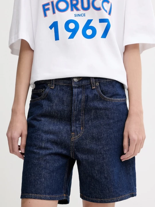 Obrázek produktu Fiorucci Džínové šortky Fiorucci Deep Blue Denim Shorts námořnická modř