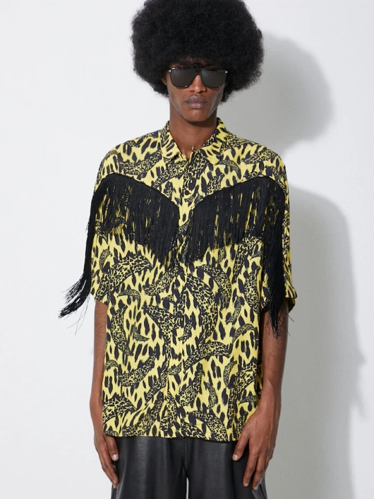 Obrázek produktu Fiorucci Košile Fiorucci Banimalier Print Fringed Shirt žlutá