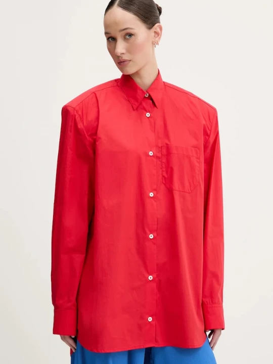 Obrázek produktu Fiorucci Košile Fiorucci Red Embroidered Padded Shirt