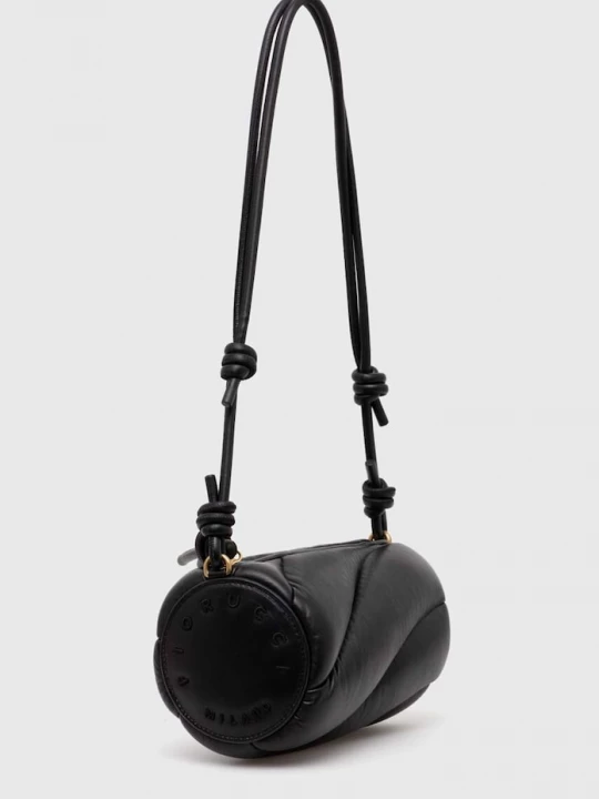 Obrázek produktu Fiorucci Kožená kabelka Fiorucci Black Leather Mella Bag