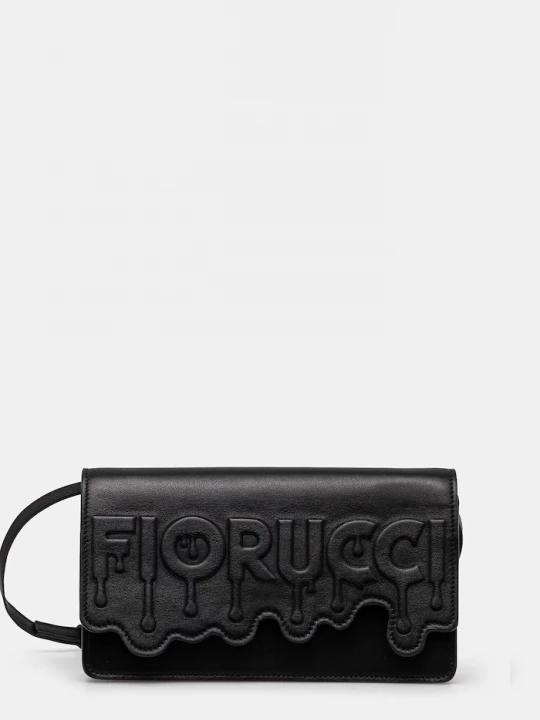 Obrázek produktu Fiorucci Kožená kabelka Fiorucci Melted Bag černá