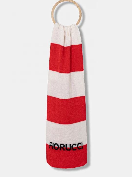 Obrázek produktu Fiorucci Vlněná šála Fiorucci Logo Alpaca červená