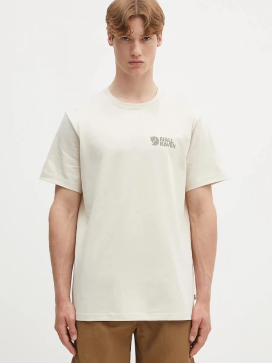 Obrázek produktu Fjallraven Bavlněné tričko Fjallraven Fjällräven Heavy Classic T-shirt béžová