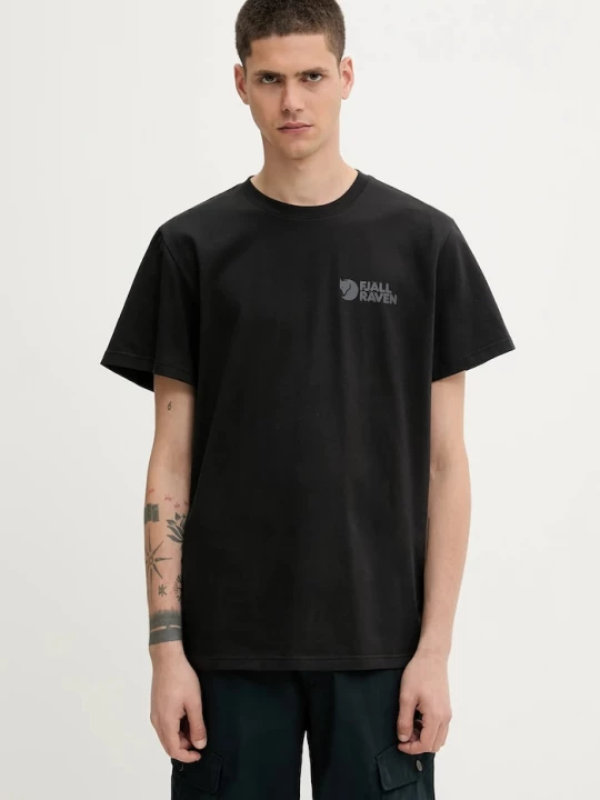 Obrázek produktu Fjallraven Bavlněné tričko Fjallraven Fjällräven Heavy Classic T-shirt černá