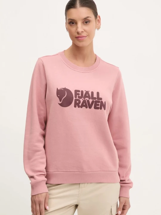 Obrázek produktu Fjallraven Tepláková mikina Fjallraven Fjällräven Logo růžová