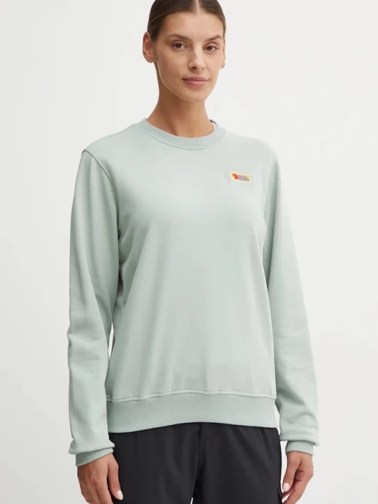 Obrázek produktu Fjallraven Tepláková mikina Fjallraven Vardag Fjällräven tyrkysová