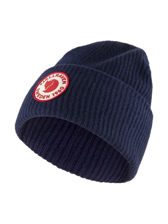 Obrázek produktu Fjallraven Vlněná čepice 1966 Logo Fjällräven námořnická modř