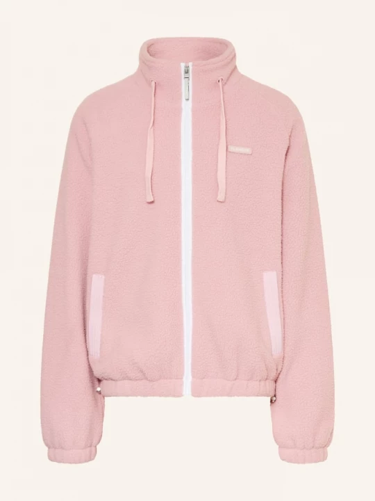 Obrázek produktu Flâneur Bunda Z Medvídčího Kožešiny Fleece růžová / bílá