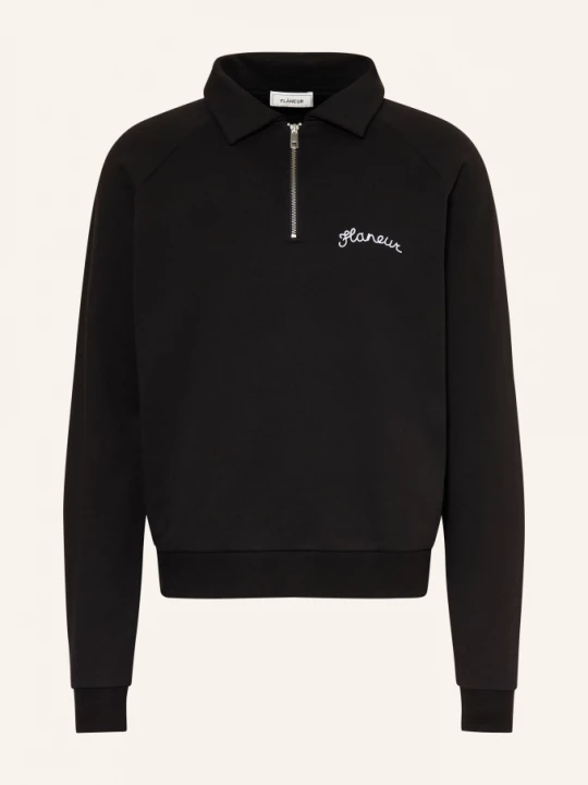Obrázek produktu Flâneur Sweat-Polokošile Signature černá / bílá