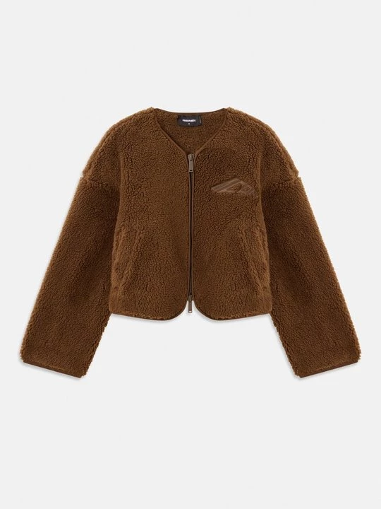 Obrázek produktu Fleecová bunda DSQUARED2 ICON hnědá
