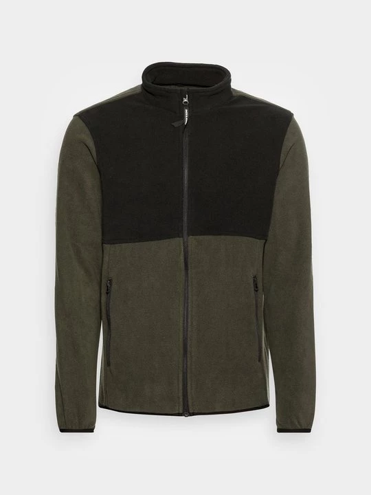 Obrázek produktu Fleecová bunda Jack&Jones melírovaná olivová