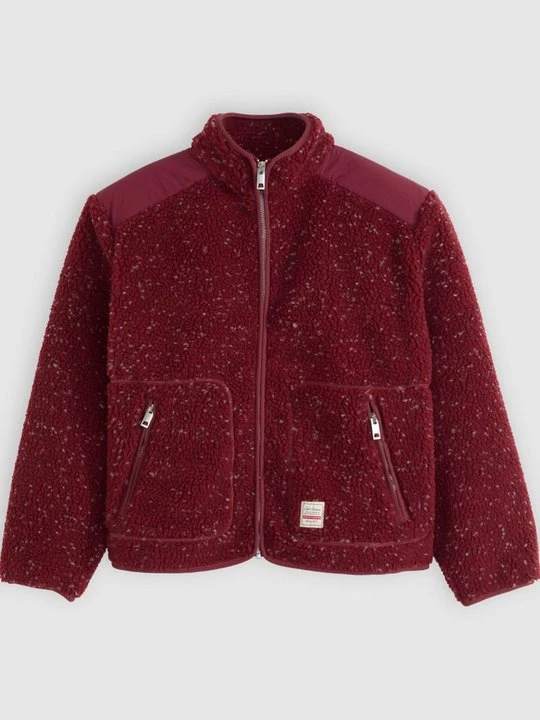 Obrázek produktu Fleecová bunda Levi's tmavě červená