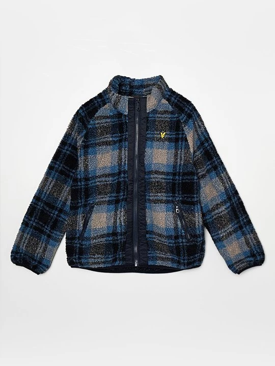Obrázek produktu Fleecová bunda Lyle & Scott tmavě modrá