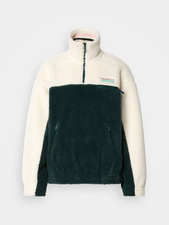 Obrázek produktu Fleecová mikina Lacoste tmavě zelená