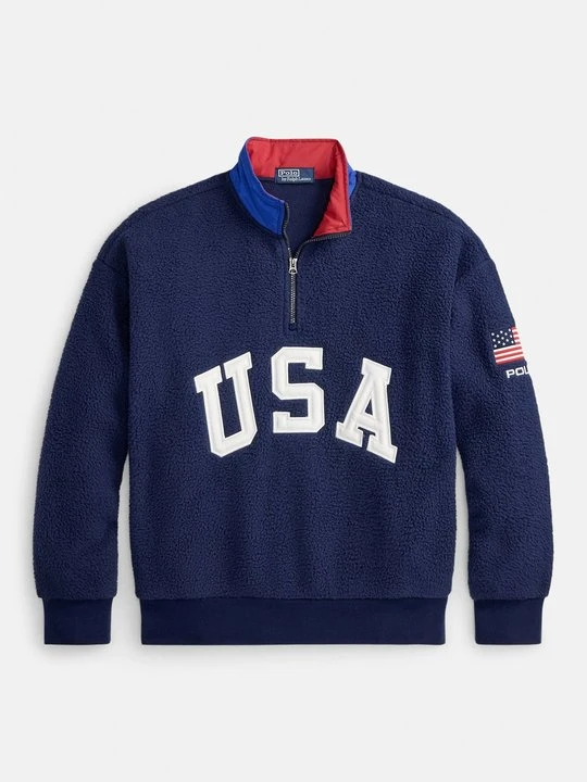 Obrázek produktu Fleecová mikina Polo Ralph Lauren tmavě modrá