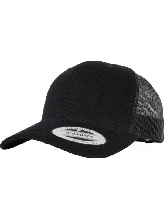 Obrázek produktu Flexfit Kšiltovka 'Corduroy Retro Trucker'  černá