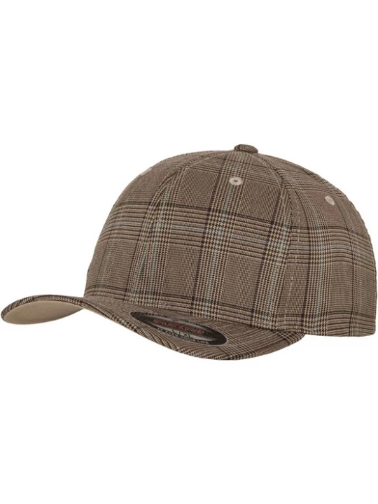 Obrázek produktu Flexfit Kšiltovka 'Glen Check' hnědá / khaki / mátová