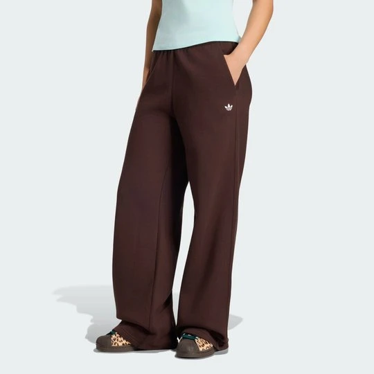 Obrázek produktu Flísové kalhoty Essentials Wide Leg Adidas Aurora Coffee