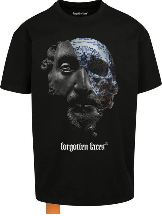 Obrázek produktu Forgotten Faces Tričko 'Aurelius'  šedá / černá / bílá